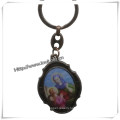 Silver Virgin Mary Religion Metal Key Chain, Catholic Key Chain (IO-ck093)
